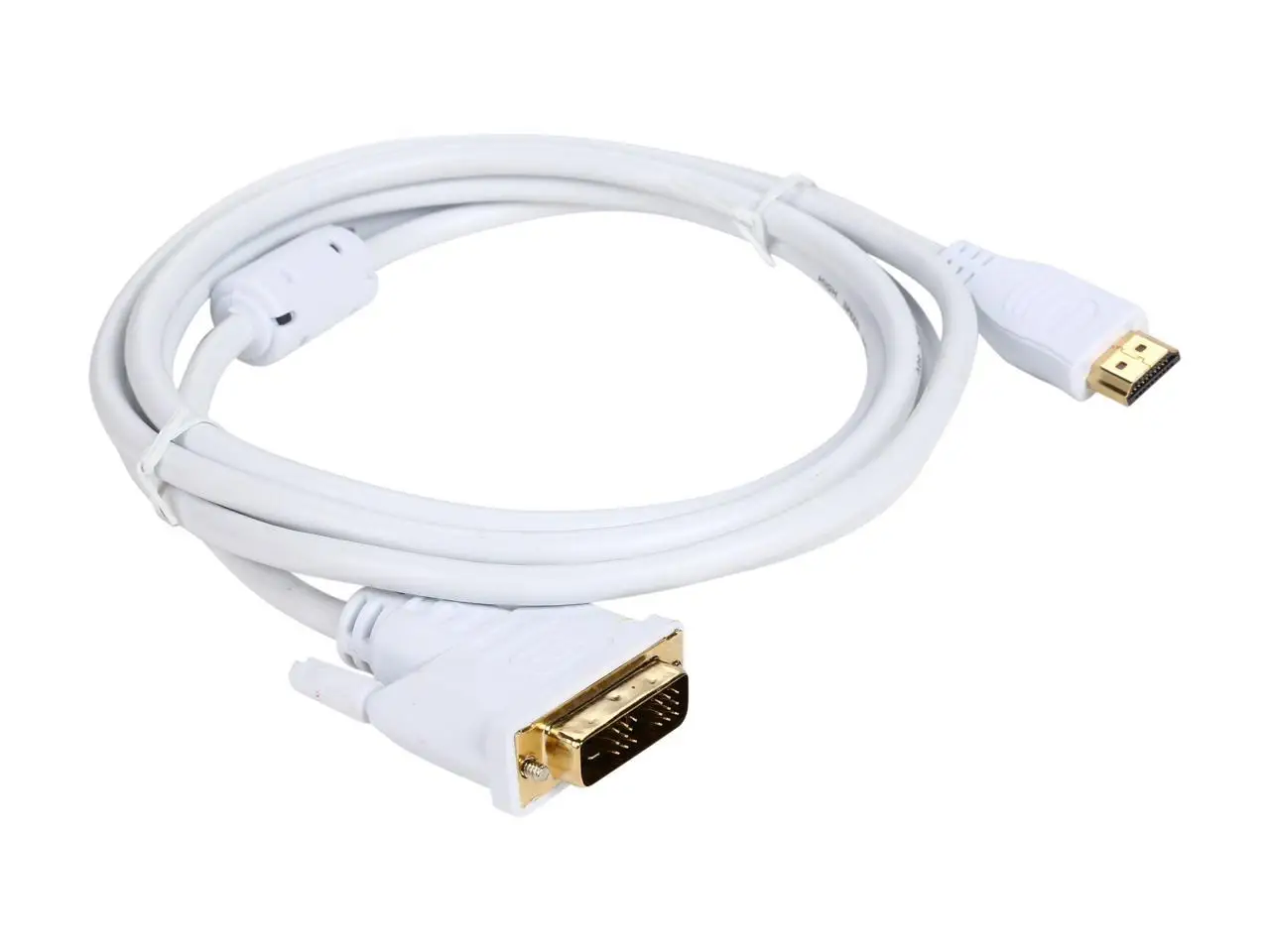 HDMI to DVI-D Adapter Cable,30AWG High Speed HDMI to DVI-D(18+1) Adapter Cable w/Ferrite Cores - 1920 x 1080p