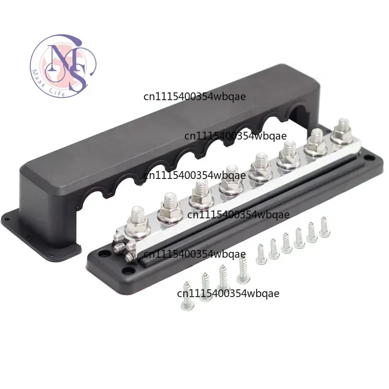 ZOCI-FOR-600A Heavy Duty Copper Busbar Terminal Block Neutral Busbar For RV Boat Yacht Auto Electrical Parts
