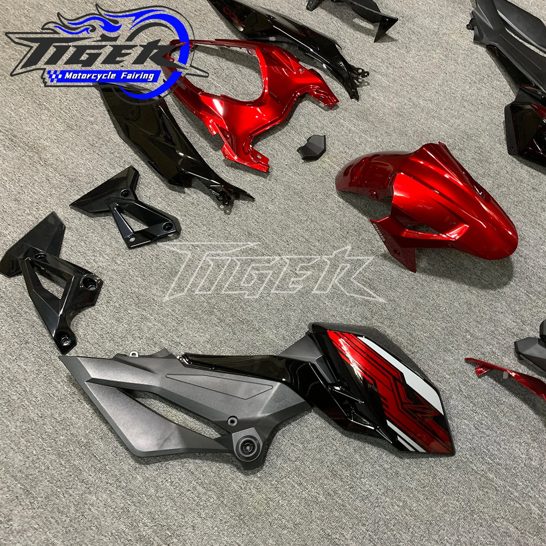 يصلح لكاواساكي Z400 2018 - 2024 دراجة نارية قذيفة هدية هيكل السيارة عدة مجموعة Z 400 18 19 20 21 22 23 24 #4