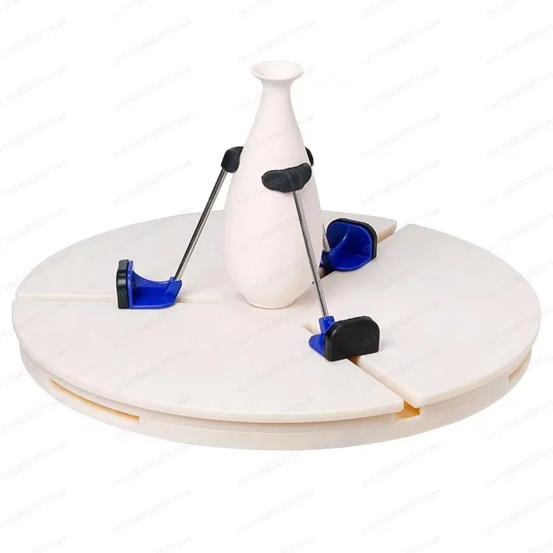 Pottery Triangle Trimming Clip Automatic Centering Tool for Vase, Bowl & Cup Ceramic Repair Teaching & Novice Use