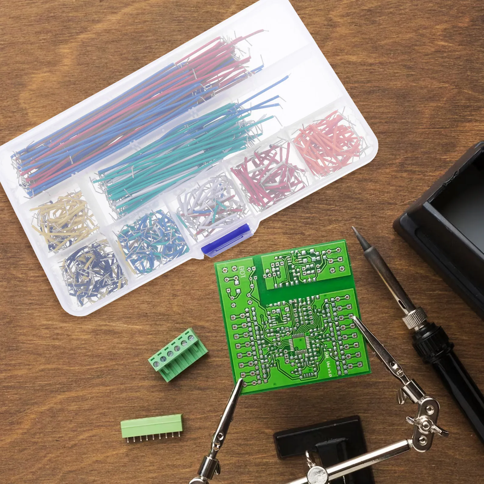 

560Pcs Jumper Wire Breadboard Cable Kit 14 Lengths Pre-Cut Bent Ends Reusable Flexible Solderless Jumper Wire Set