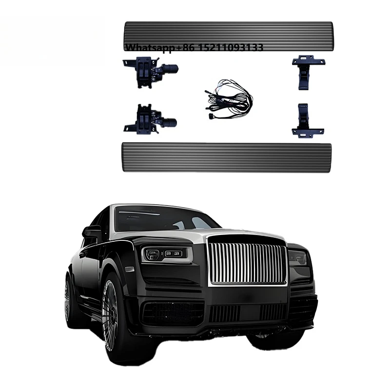 Retractable Side Steps Folding Steps Deployable Auto Power Running Boards for Rolls Royce Cullinan 2019-2023
