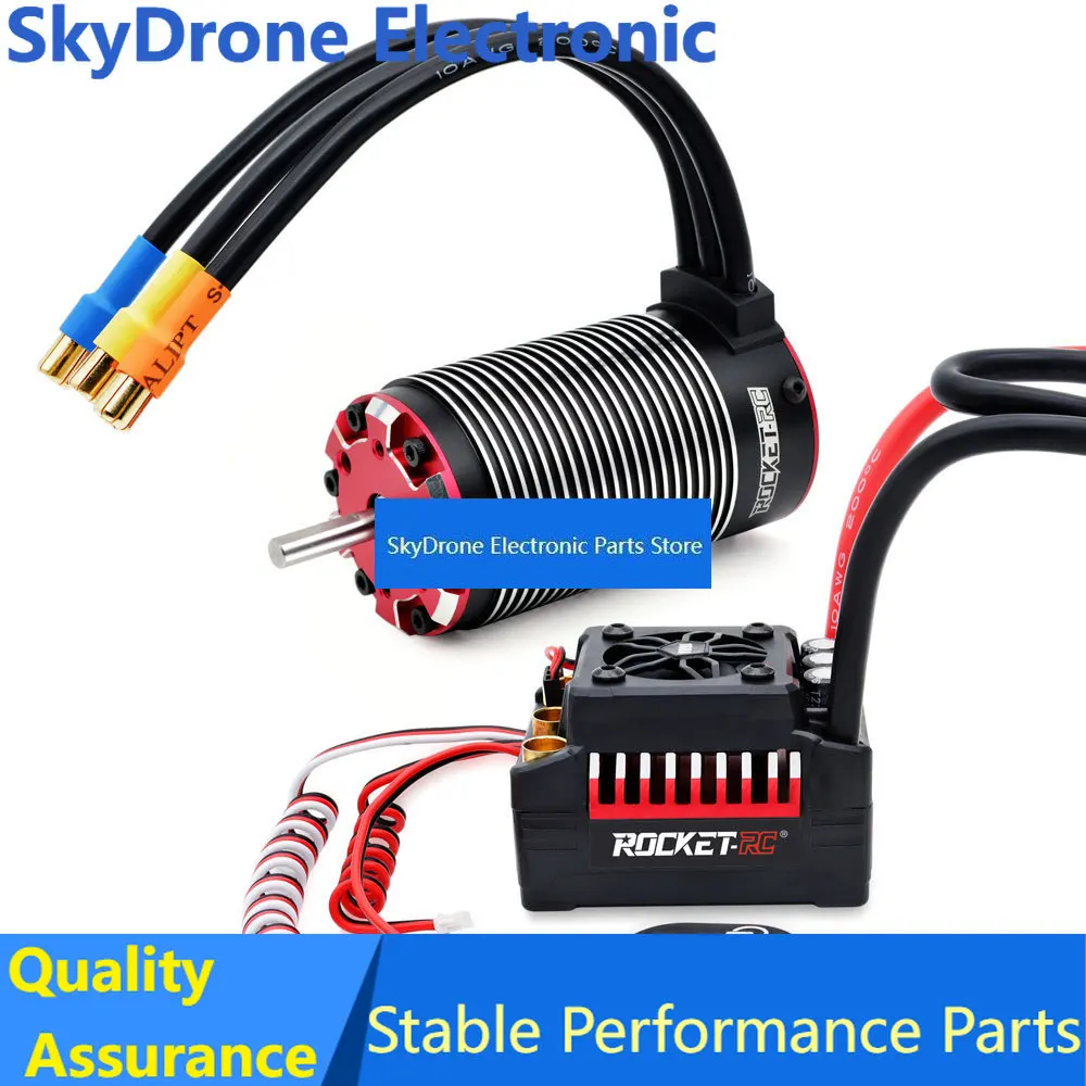 SkyDElSURPASS HOBBY 4274 2500KV KV 1850KV 1500KV 4 Poles Brushless Motor And 130A 160A ESC Combo For 1/8 1/7 RC Car RC Parts