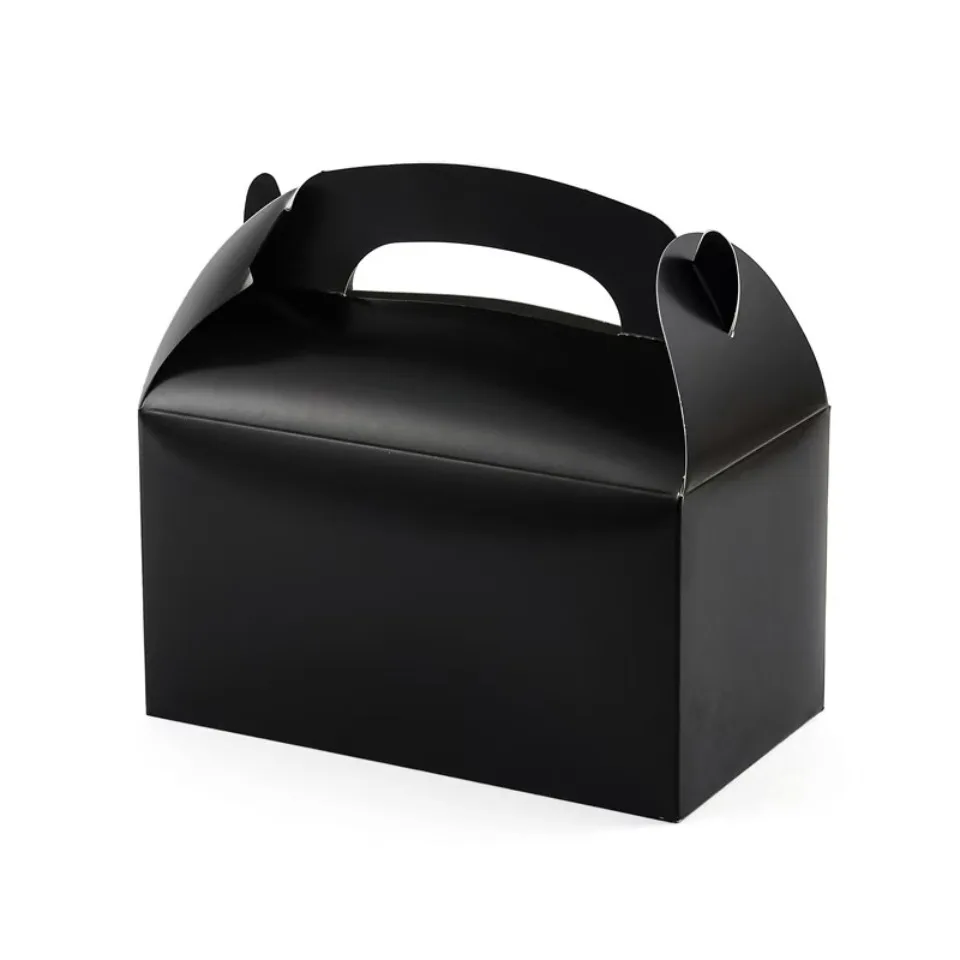10/30/50PCS Griff Leckerli Box Keks Backpapier Süßigkeiten Cookie Box für Gäste Geburtstag Party Rosa Leckereien Tasche Verpackung Gefälligkeiten – Detail 14