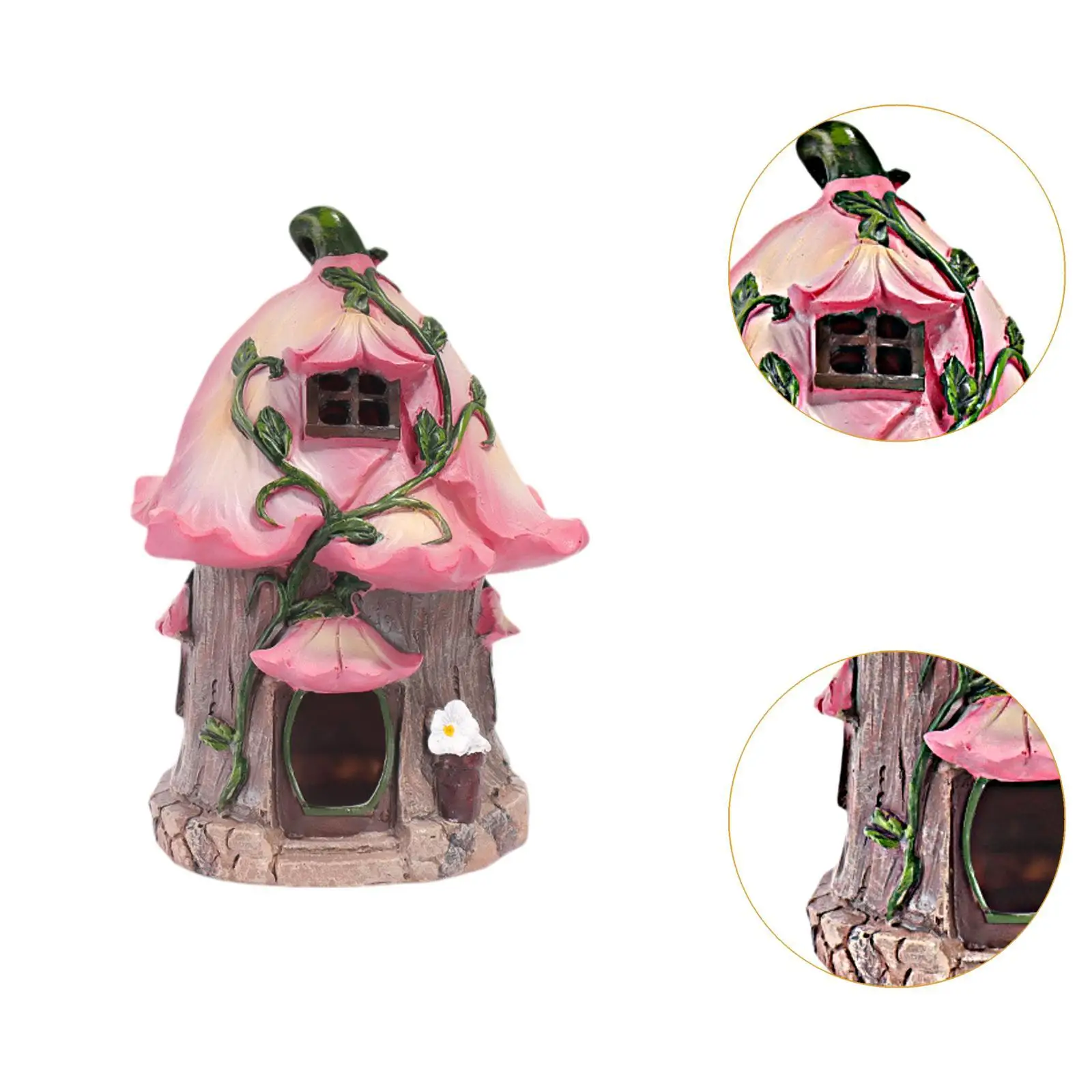 Solar Garden Statue Light Modern Birthday Gift Creative with Light Home Decor Sculpture Fairy House Statue for Yard Decoration