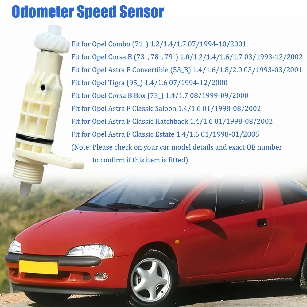 Sensor de velocidad del odómetro para Opel Combo Corsa B Astra F Tigra Chevrolet Aveo GM Iveco nuevo 90086649 90375764 724409 0724470 0724414