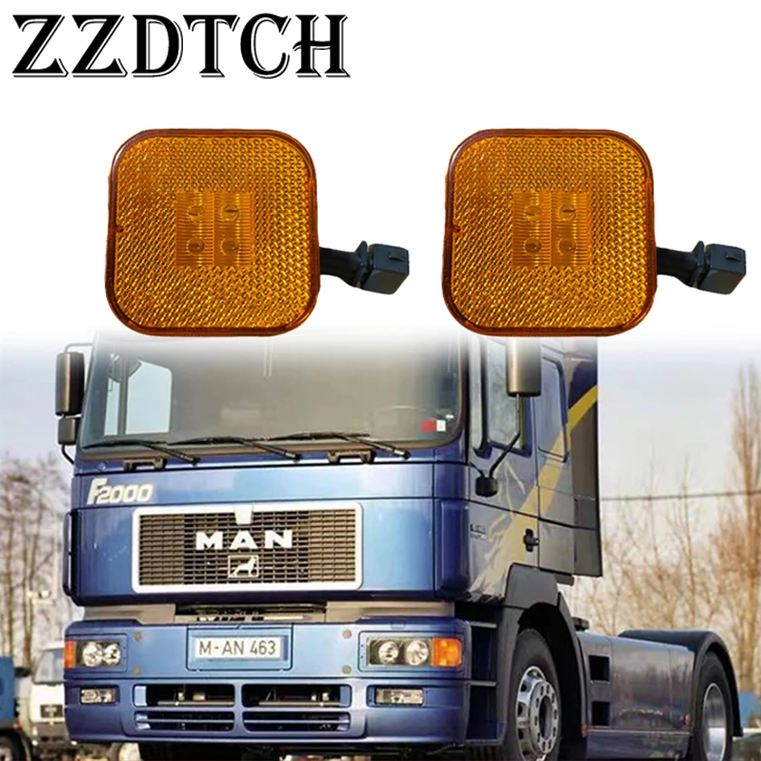 1pcs 24V LED side marker Lamp for MAN F2000 truck side marker lamp 81252606101 81252606097