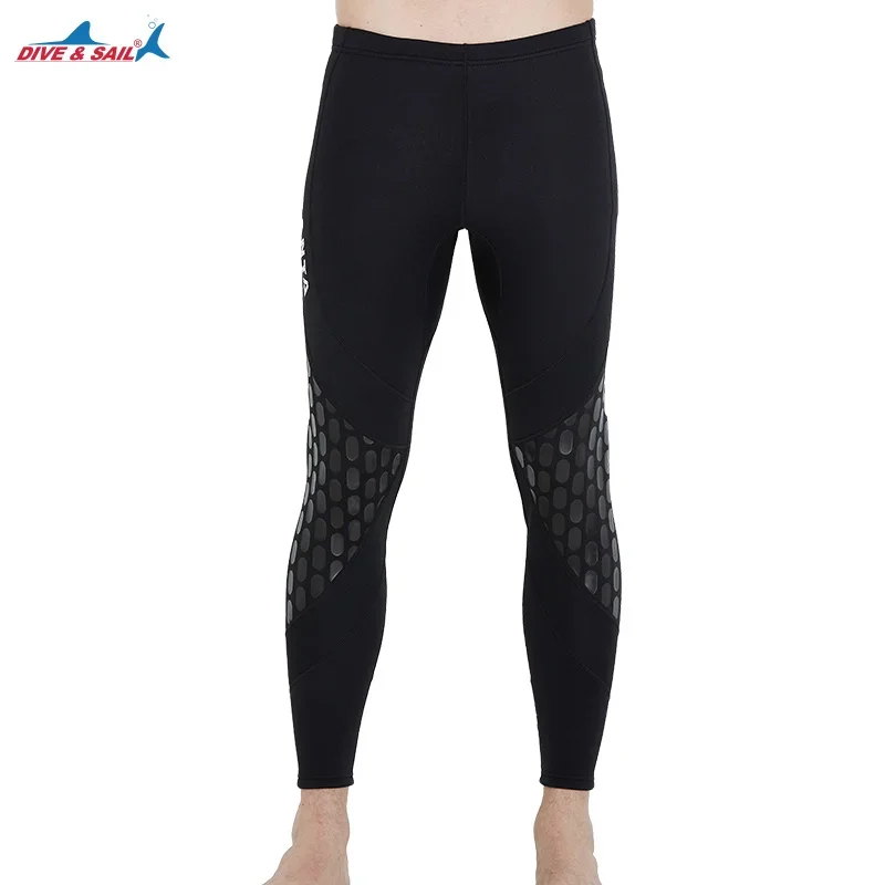 

2024 1.5MM Men Neoprene Water Sport Snorkeling Fish Surfing WetSuits Bottom High Elastic Keep Warm Scuba Diving Sailing Trousers