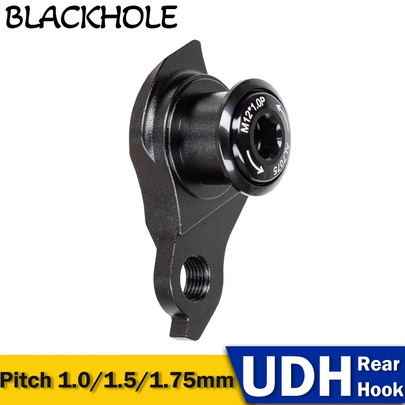UDH Rear Hook Bike Frame Pitch 1.0/1.5/1.75mm Thru Axle Rear Derailleur Hanger MTB Road E-Bike Gravel UDH Rear Hook Bike Parts