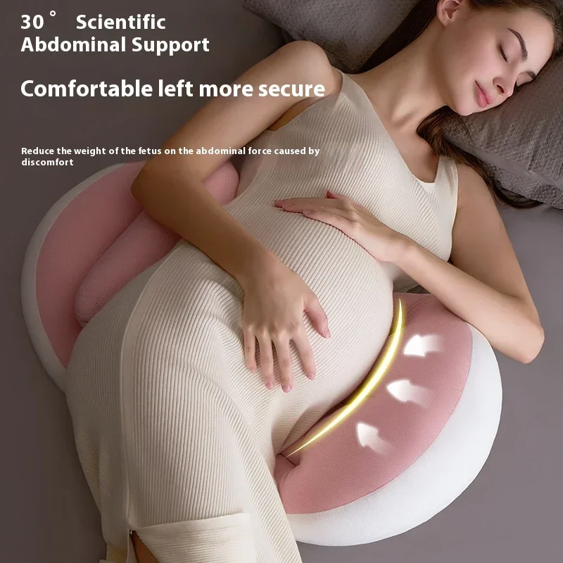 Pregnancy Pillow Multifunction Waist Abdominal Support Pillows Simple Side Sleep Artifact Semicircle Cushion Maternity Supplies