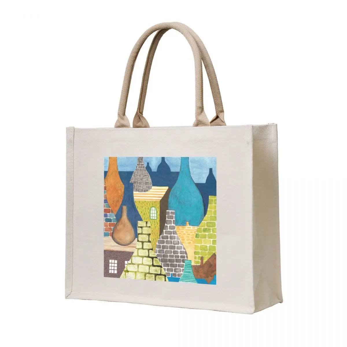 

STOKE ON TRENT: POTTERIES Tote Bag tote bags cloth bags canvas bags canvas tote