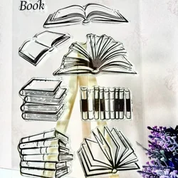 Knowledge Book Transparent Clear Silicone Stamp Seal Scrapbooking Decorative Clear Stamp Sheets