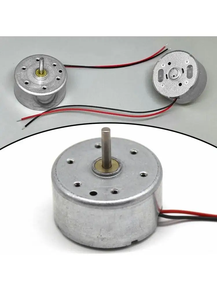 RF-300CA RC-300 DC 3V 5V 6V 10300 tr/min Mini moteur électrique rond de 24mm arbre de 2mm pour les ventilateurs de bricolage outils de produits solaires de bricolage EEE0233743