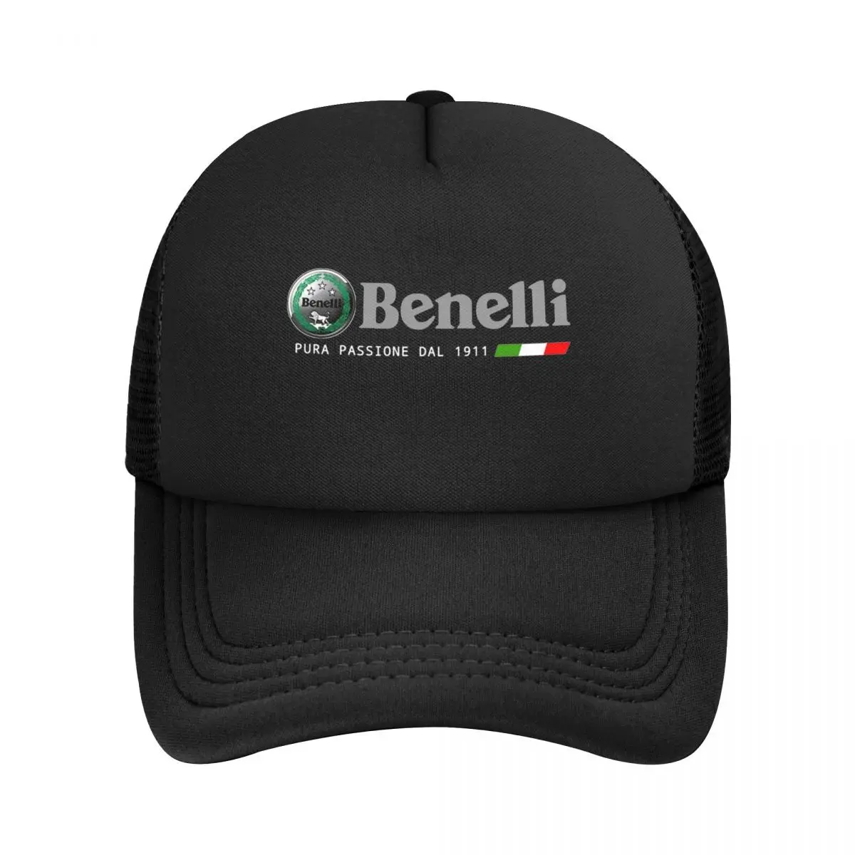 BENELLI MOTORCYCLE DESIGNS Mesh Baseball Caps Men Women Retro Sun Hat Hat Breathable Snapback Caps Dad Hat Spring Trucker Hats