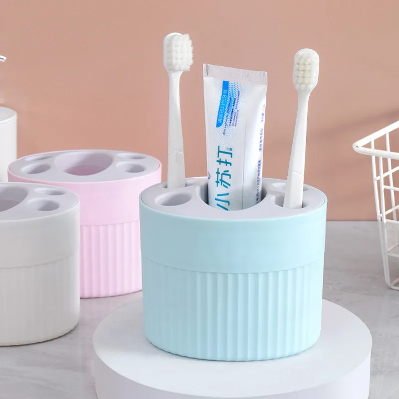 Quality bathroom desktop toothbrush holder Household toiletries rack Toothpaste toothbrush storage rack Storage rack