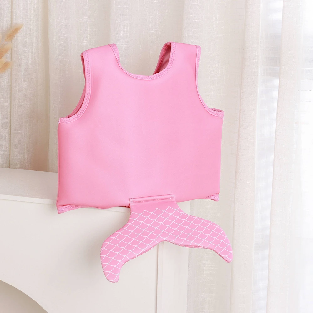 Flotador salvavidas para natación y baño para niños, bonito diseño tridimensional, chaleco de flotabilidad infantil, chaqueta, equipo de natación para niñas y niños pequeños