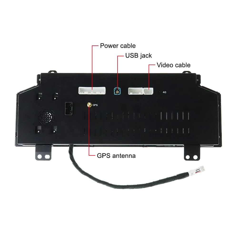 Per Land Cruiser 200 LC200 2008 - 2021 Car Digital Cluster Virtual Cockpit tachimetro Dash schermo LCD strumento GPS multimediale