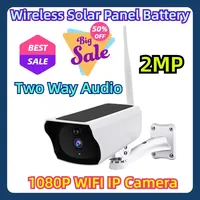 2MP PIR Two Way Audio Waterproof Surveillance Camera 1080P IP Camera WIFI Wireless Solar Panel Battery Security Camera