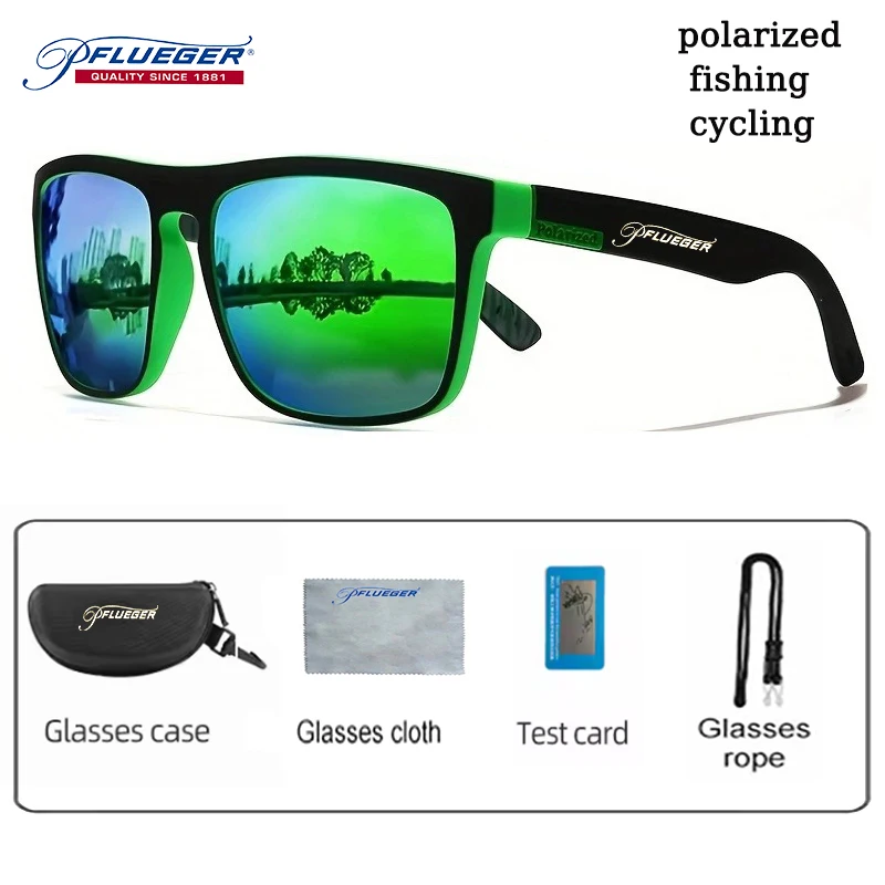 

Pflueger Polarized lenses man for fishing driving Cycling sunglasses Outdoor sports wearing accessories glasses