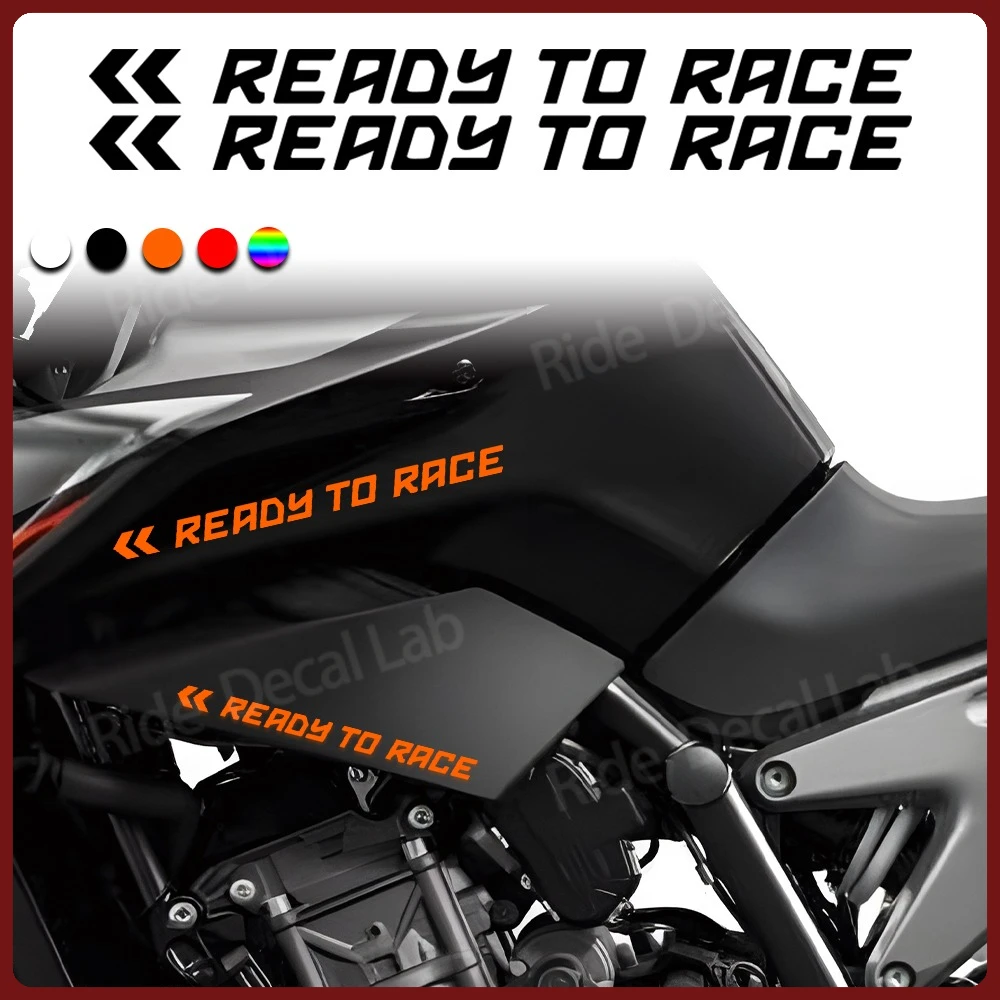 

Наклейки с отражающим эффектом READY TO RACE для мотоциклов KTM и шлемов