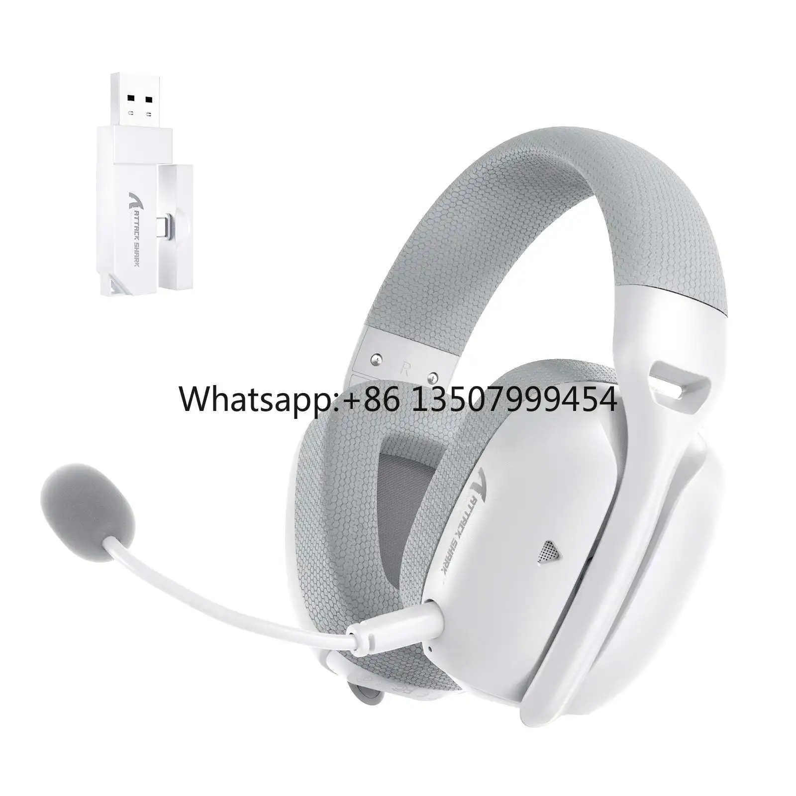 

Ultra-Lightweight 203g ATTACK SHARK L80PRO Gaming Headphone 40mm Driver Wireless Headset Microphones for Pro Gamer Laptop Mobile