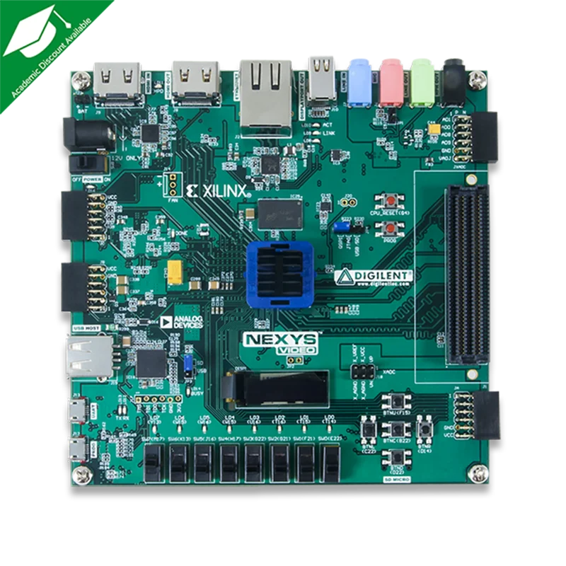 

Nexys Video Artix-7 Xilinx FPGA RISC-V Development Board