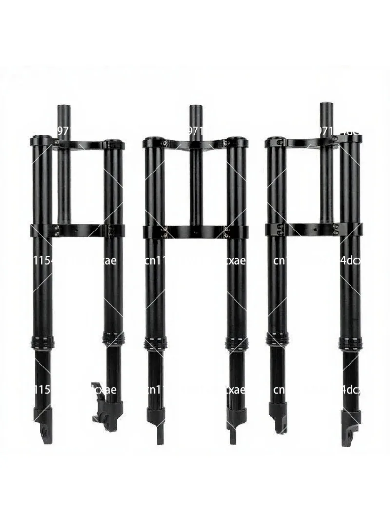 20 Inch Air Suspension Fork 135mm Axle Snow Bike Downhill Double Crown Fat Bicycle Inverted Fork
