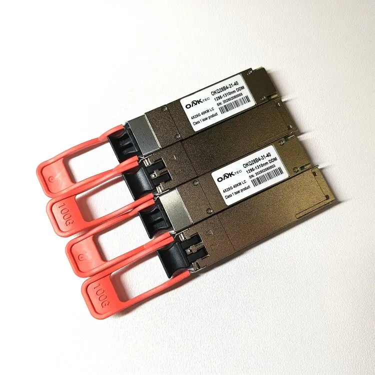Best Price High Quality 100G QSFP28 ER4 Optical Transceiver Optical Fiber Module 40KM High-Tech Single Mode for 4G 3G Networks