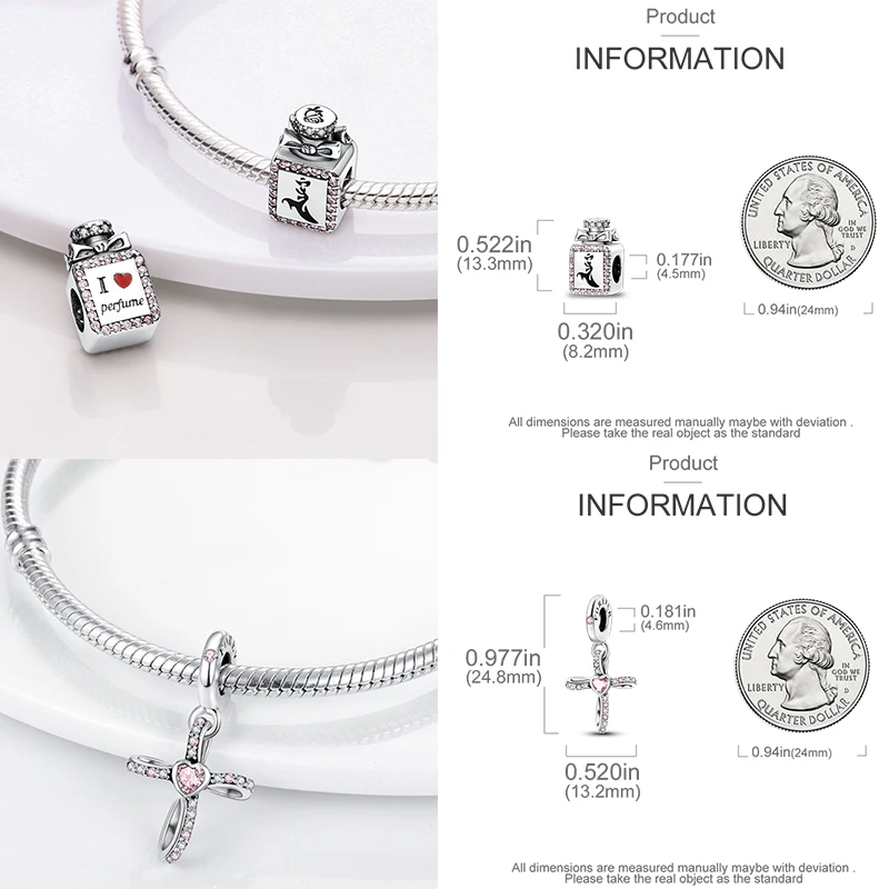 925 Sterling Silber Kaffeekanne Pfotenabdruck Koffer Kunstpalette Böser Blick Elefanten-Charm-Perlen Original DIY Armband Geschenk für Frauen – Detail 15