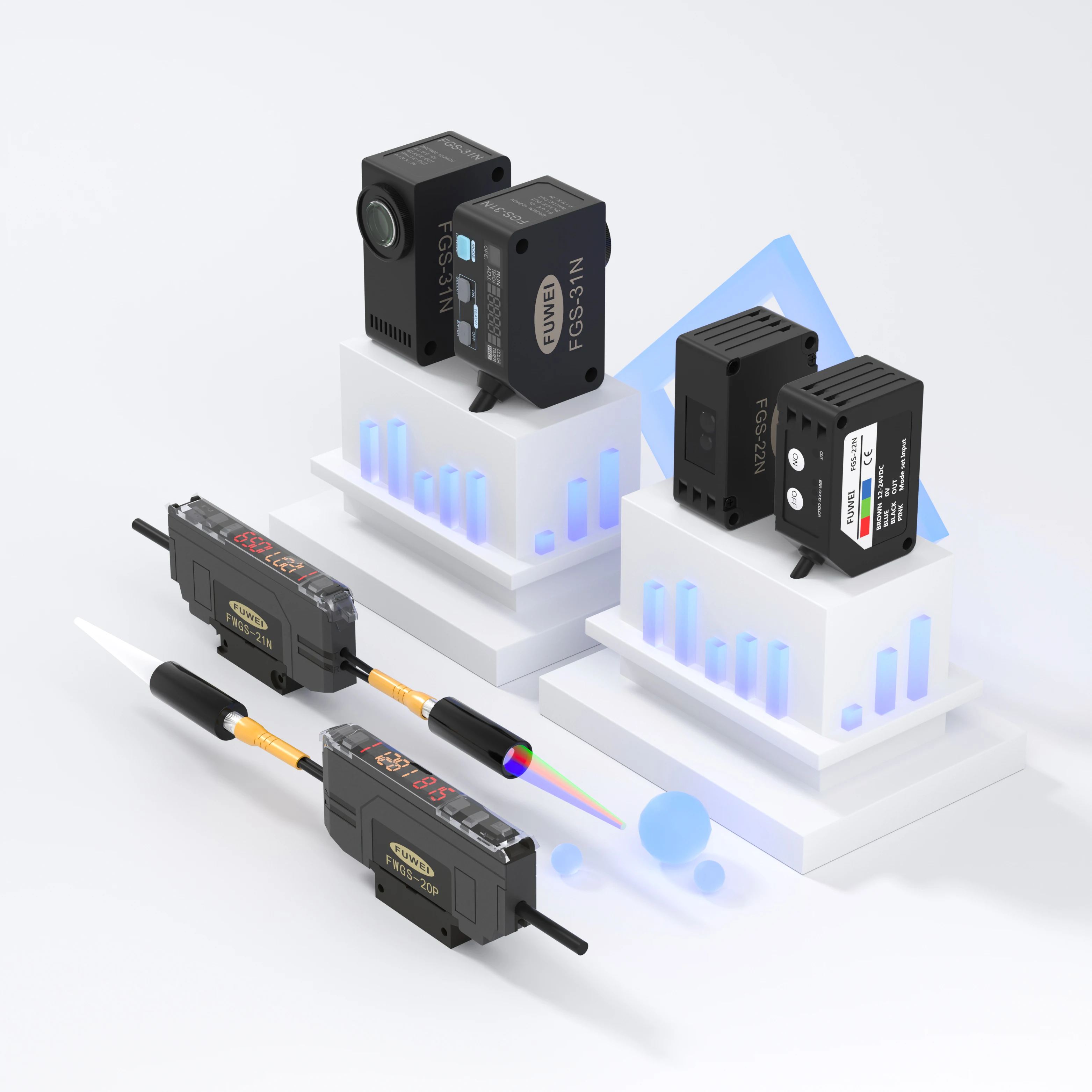 Optical Sensors Color Recognition Photo Switch for Color Correction Color Sensor