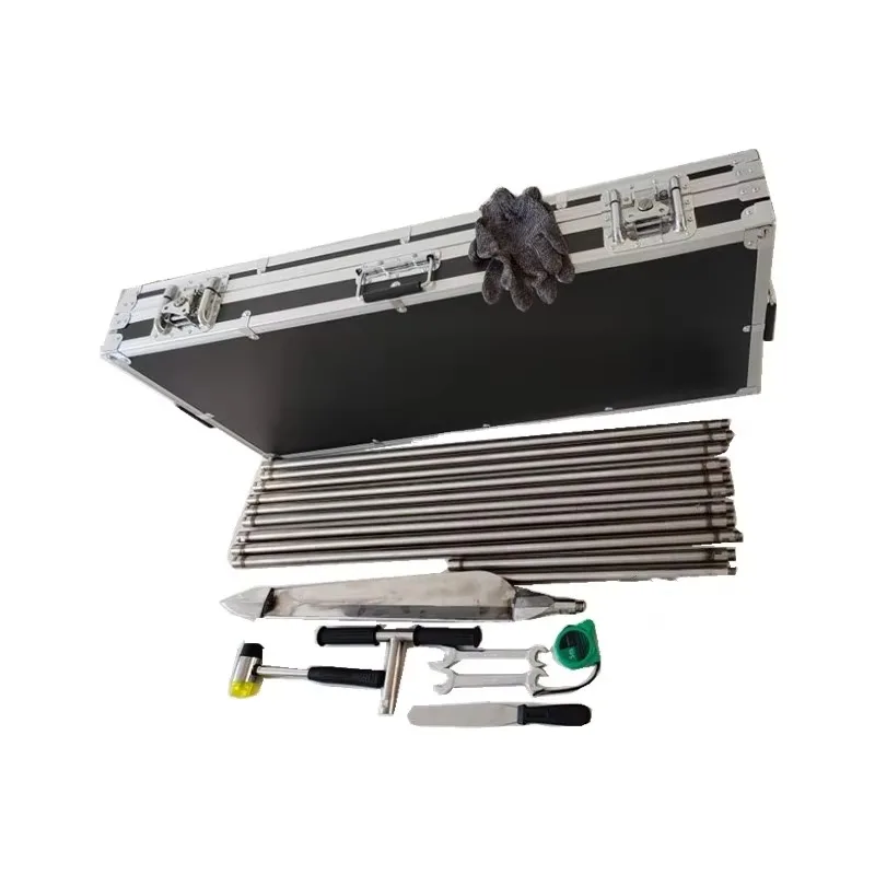 Peat sampler heightening and soil sampling equipment/hammer auger