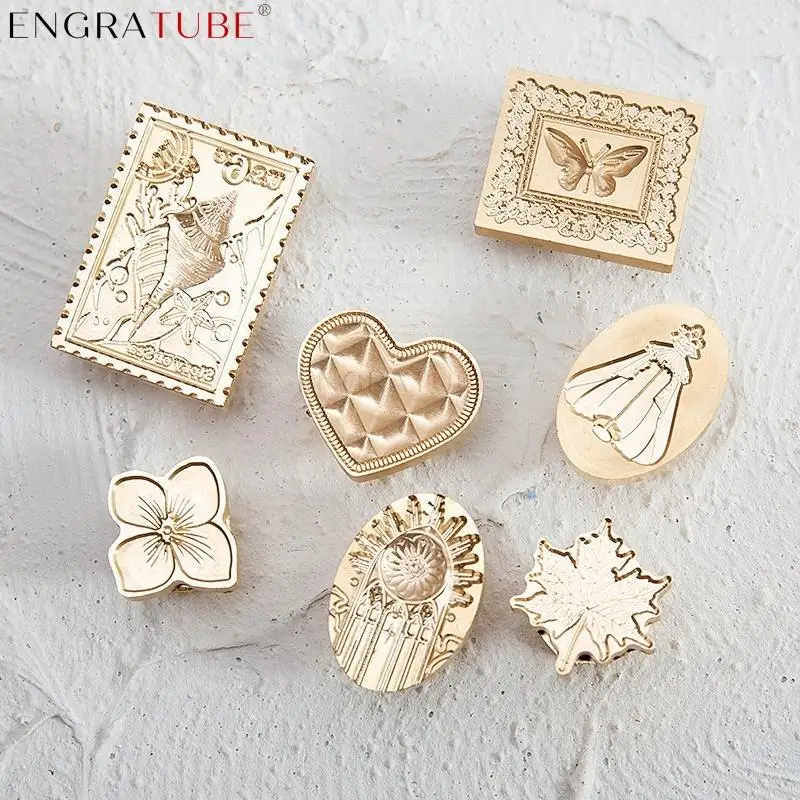 3D stempel woskowy stempel motyl europejska szyba meduza róża DIY Scrapbooking koperta kartki dekoracyjne