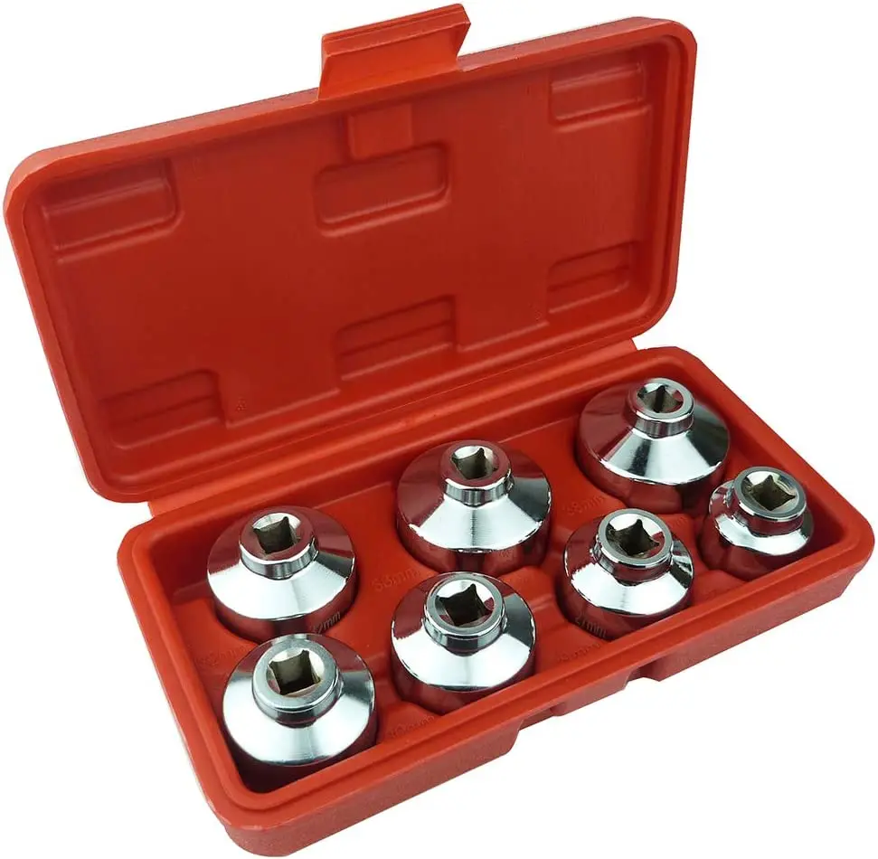 7 Pcs Oil Filter Socket Set 3/8