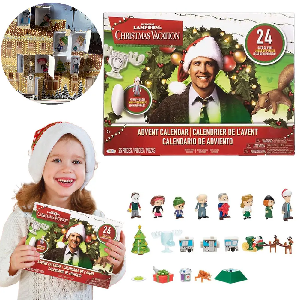 National Lampoon’s Christmas Vacation Advent Calendar 2024Contains 24 Gifts Christmas Countdown Calendar Gift Vacation Figures