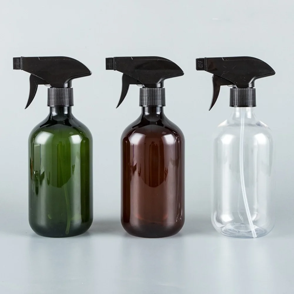 2Pcs 500ml Plant Water Spray Bottle Fine Mist Plastic Empty Spray Bottle BPA Free with Adjustable Nozzle Spraying Bottles