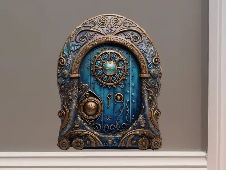 Astral Space House - Fairy Door 3D Wall Sticker