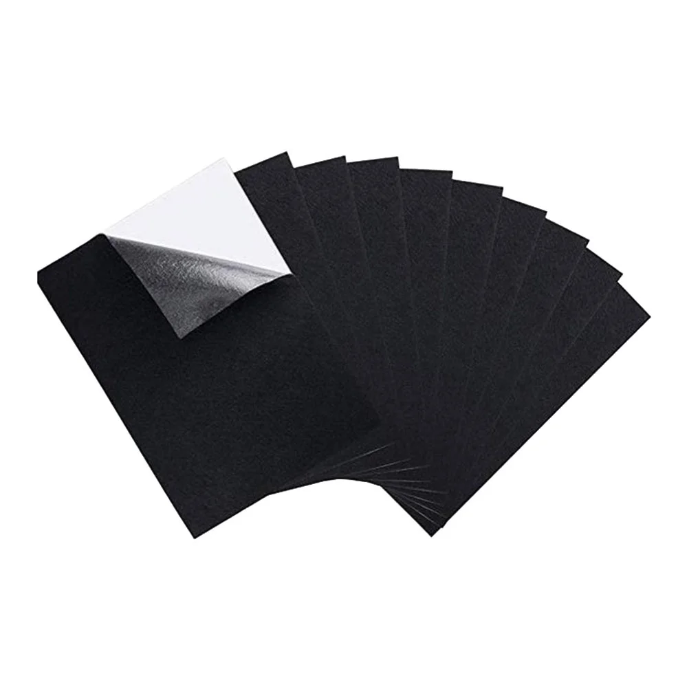 

10 Pcs Adhesive Sticker Cloth Self-Adhesive Velvet Display Pad Counter Stickers