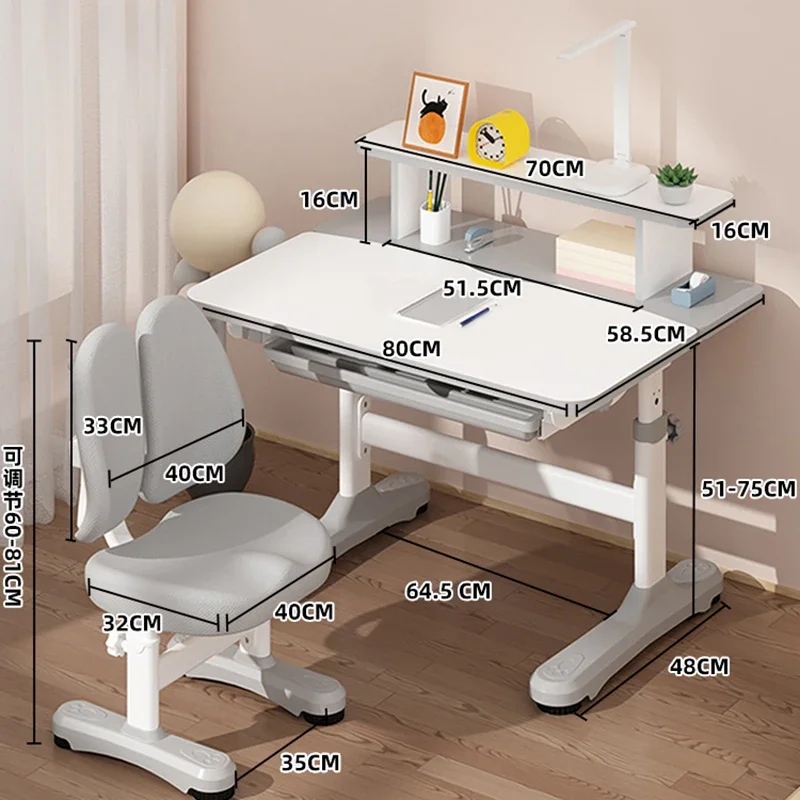 الأطفال مكتب دراسة أطفال أثاث المدرسة الجدول الصبي غرفة الطفل مجموعة فتاة مكاتب الجداول السرير مكتب Biurko الأطفال الصغيرة LT