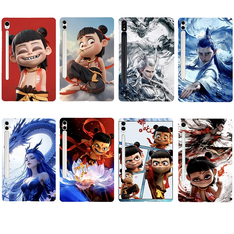 

Силиконовый чехол для планшета Samsung Galaxy Tab S10 FE Plus 13,1 дюйма Tab S8+ S9 FE+ S8 X800 T730 S7 Plus, окрашенный в ТПУ чехол для планшета