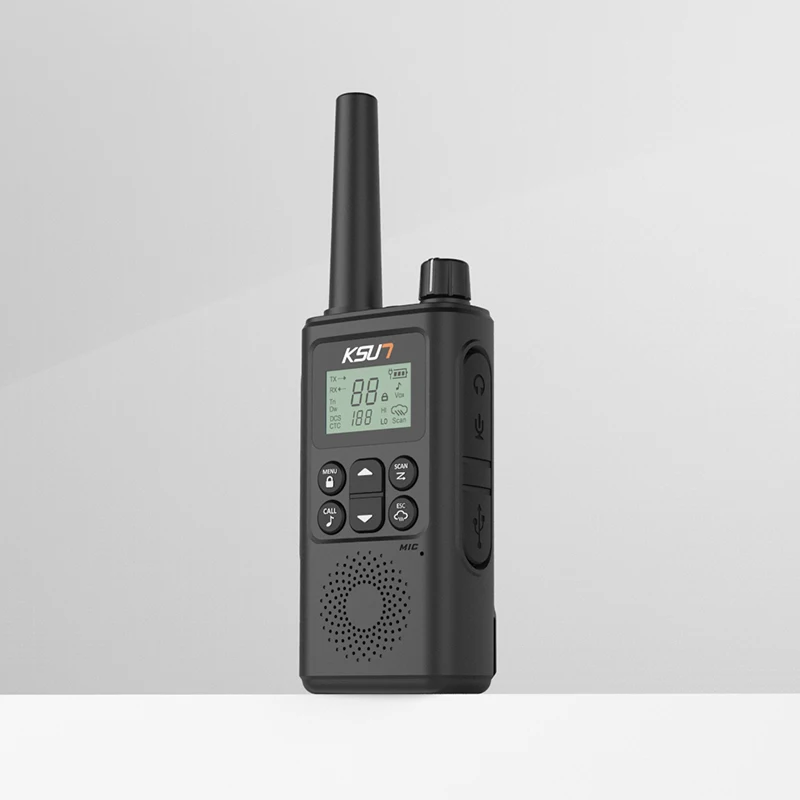 KSUN GZ30 Handheld PMR446 FRS Walkie Talkie 2 stücke Kommunikation Radio Station Sender Long Range UHF Zwei Weg Radio