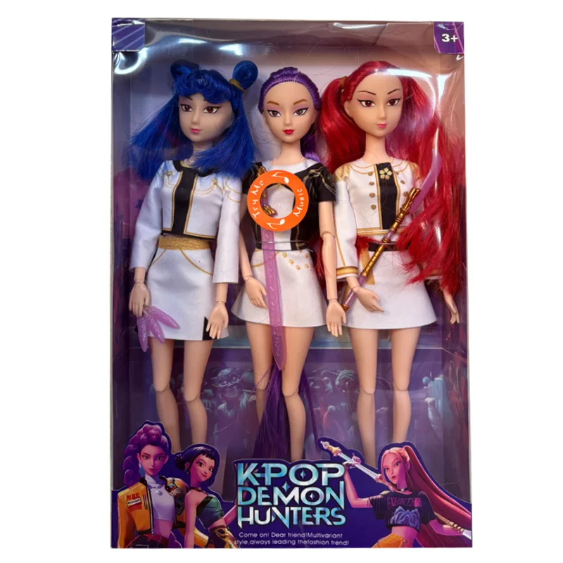 2026 Gorąca Anime K-Pop Figurka Winylowa Demon Hunter Rumi Mira Zoi Lalka Maska Prezent Urodzinowy dla Fanów