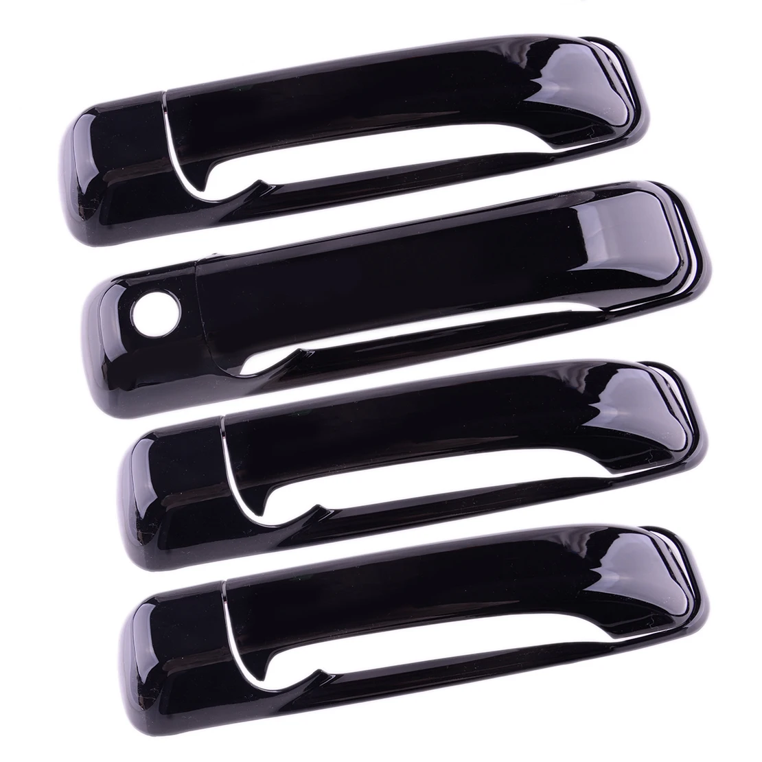 

Car Front Rear Left Right Door Handle Cover Trim Set Glossy Black New Fit for Dodge Ram 1500 2500 3500 Jeep Grand Cherokee