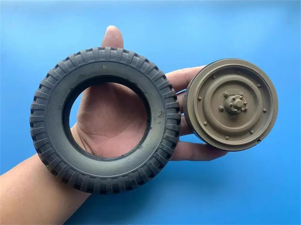 

1/6th Mini Toys Model Car Wheel PVC Material Accessories For 12" Doll Figure Scene Component DIY