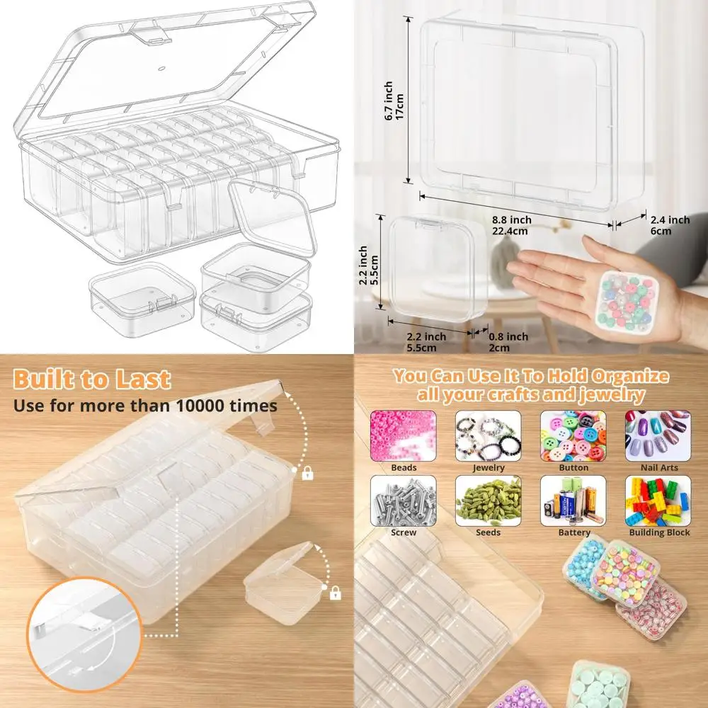 93-Piece Clear Mini… - image