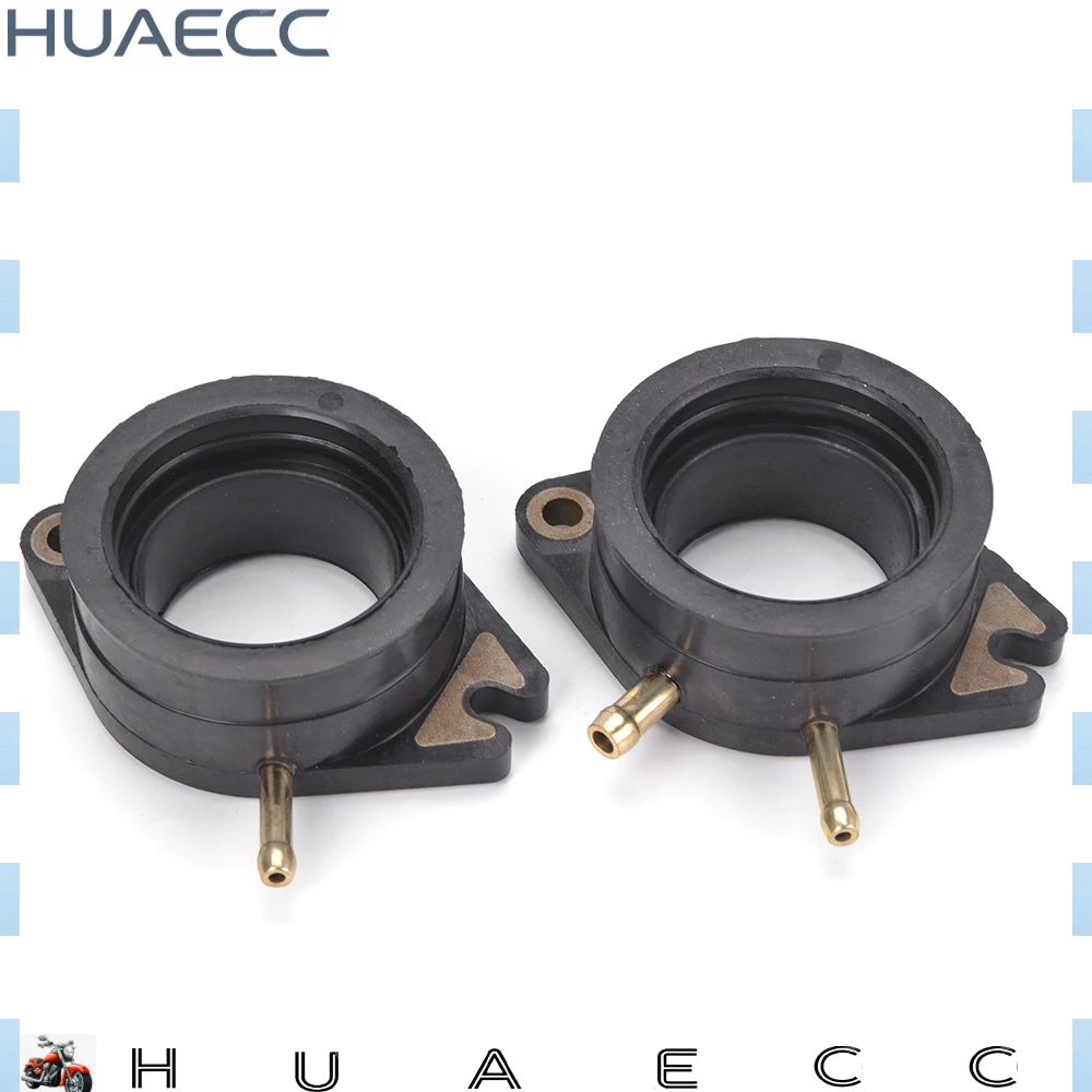 2PCS Carburetor Intake Manifold Adapter for Yamaha XV700 XV750 XV920 XV1100 Virago 700 750 920 1100 24M-13586-01 1TA-13586-00
