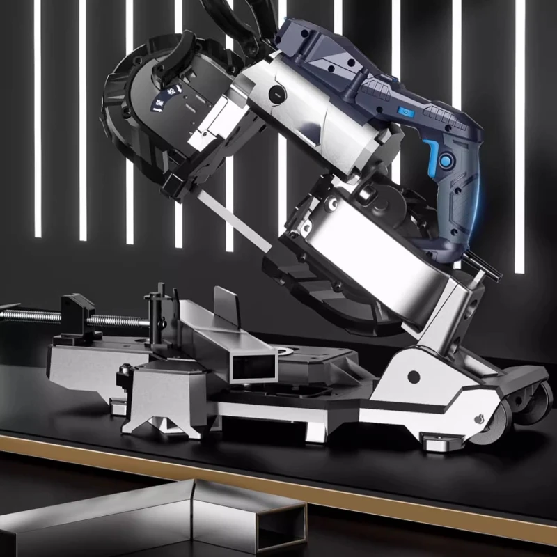 

Portable Multifunctional Band Saw, Handheld Metal Cutter, Tool Small Horizontal Saw