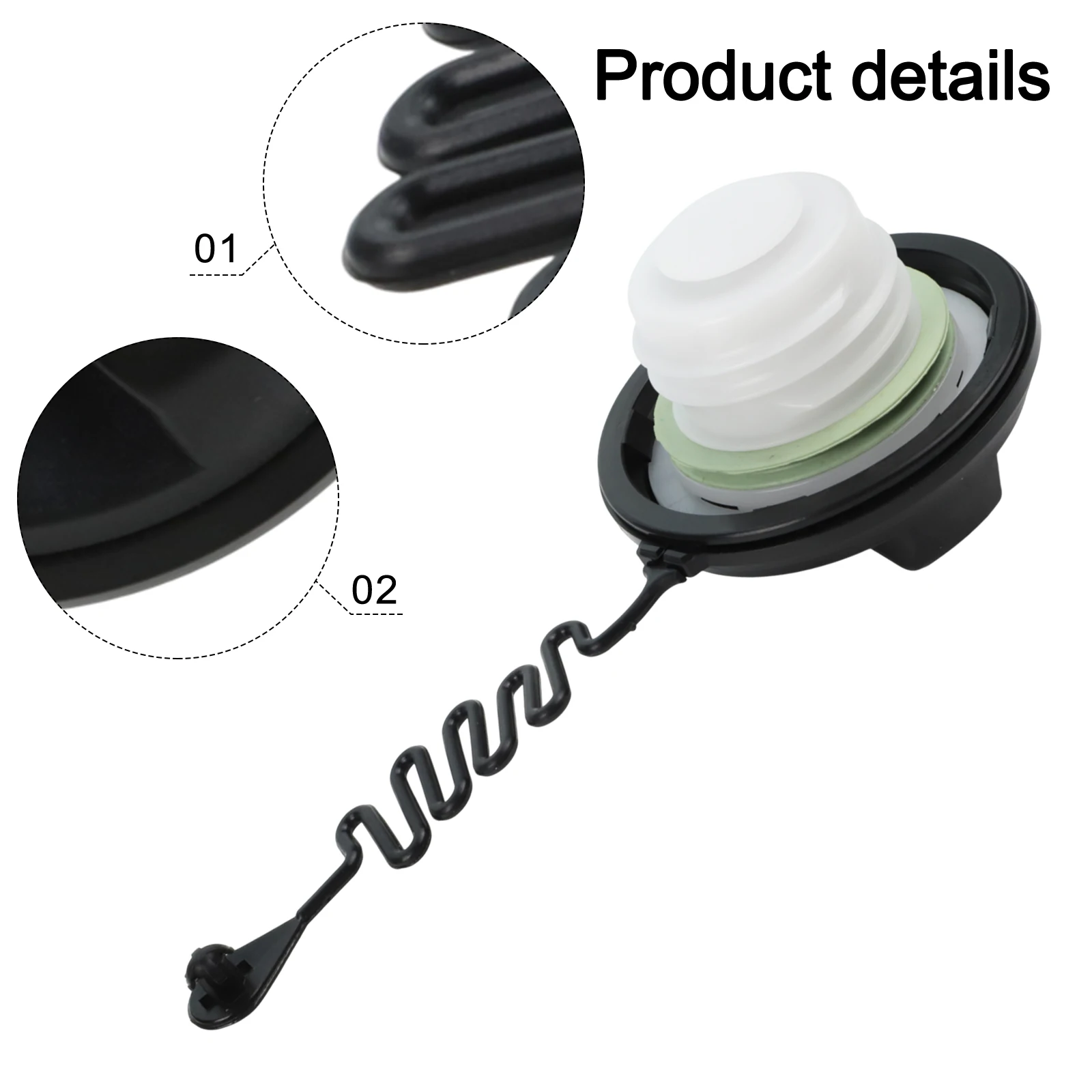 

Innovative Design of the Fuel Tank Filler Cap Specifically Made to Fit For Ford Models Like Fiesta For Mk5 & For Mk8