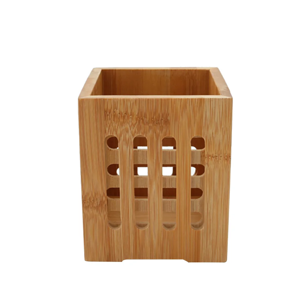 

Bamboo Chopstick Holder Utensil ganizer Container Kitchen Tool Storage Rack Cutlery St Tableware Bucket
