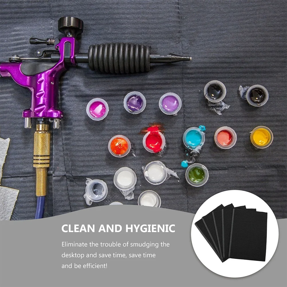 

125Pcs Nail Art Mat Absorbent Manicure Pads Disposable Nail Care Paper Tool Salon Supply Disposable Tablecloth