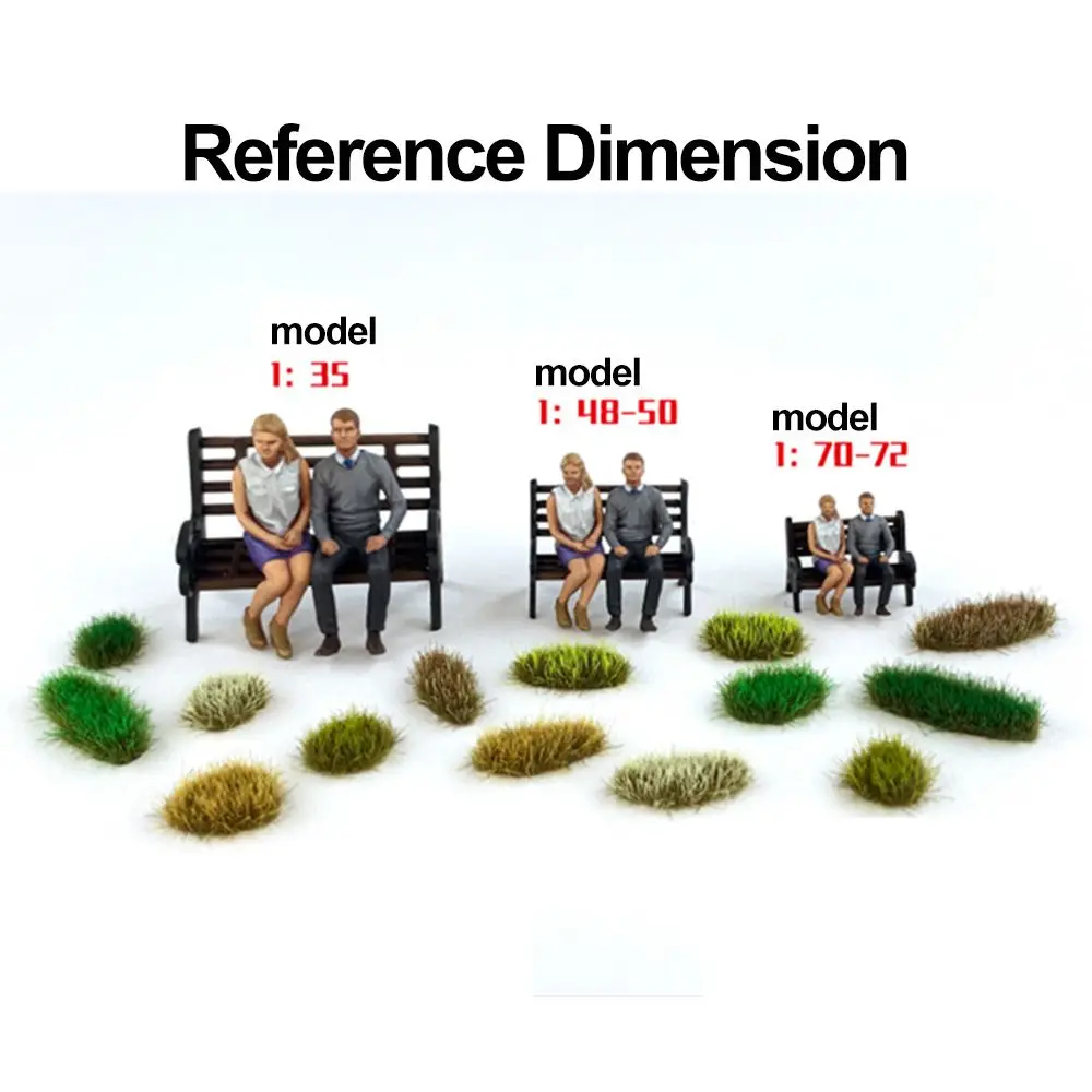 Grass Tufts Artificial Flower Cluster Simulation Wargaming Scenery Sand Table Layout DIY Accessories Modeling Materials Toy